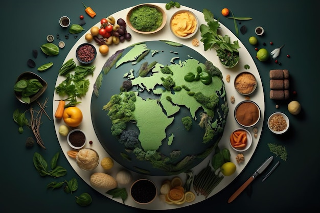 infographique des aliments les plus nutritifs au monde