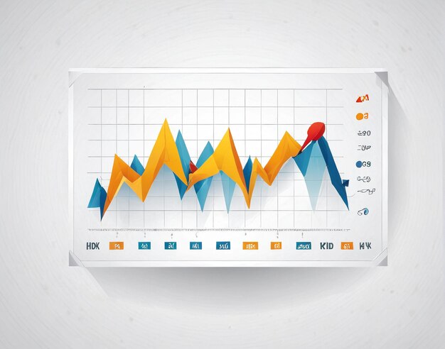 une information commerciale avec un graphique