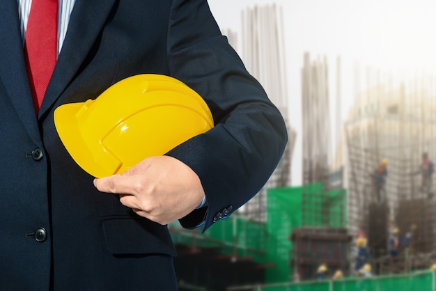 Ingénieur sur chantier