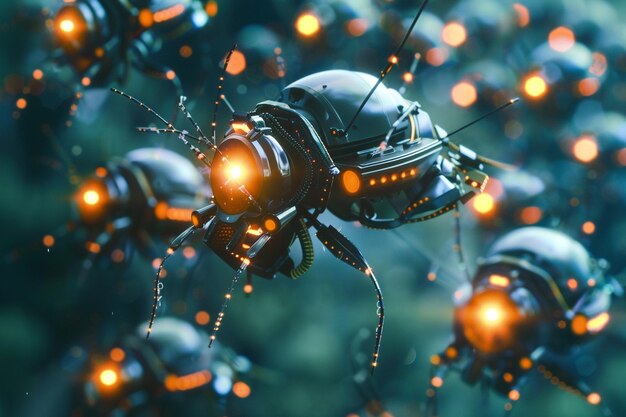 L'ingénieur crée un essaim de nanobots équipés d'une IA générative