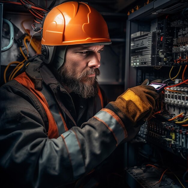 Ingénieur électricien réaliste