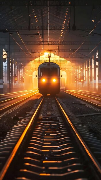 Ingénieur ferroviaire concevant des trains plus rapides