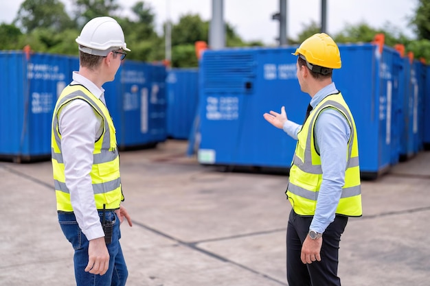 Ingénieur travaillant à la centrale électrique