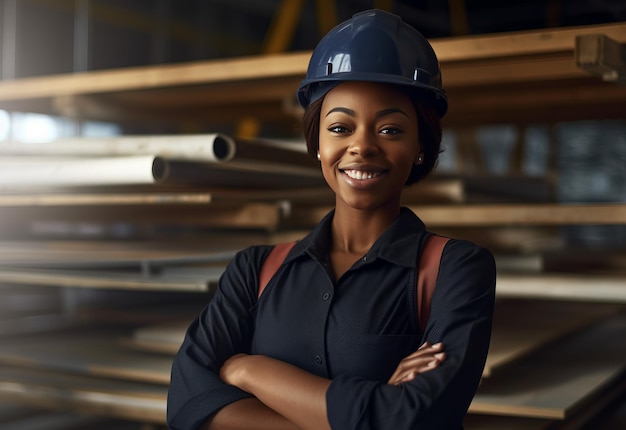 Photo ingénieure afro-américaine