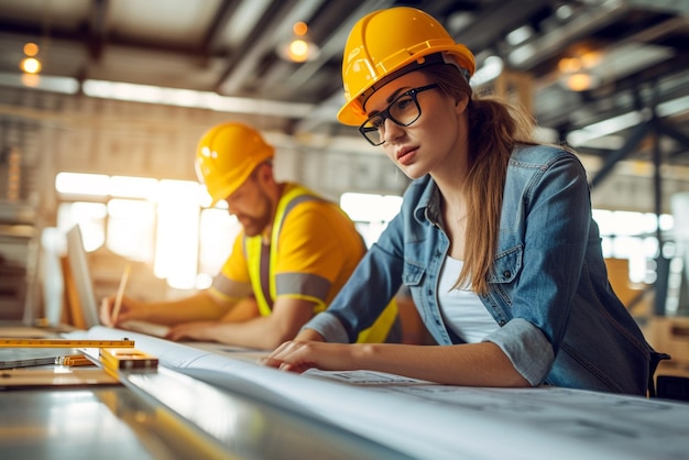 ingénieurs du bâtiment en action