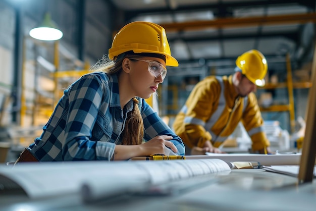 ingénieurs du bâtiment en action