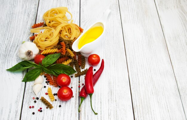 Ingrédients alimentaires italiens