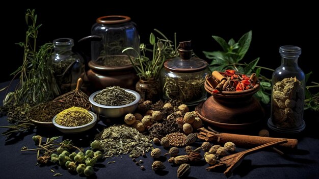 Ingrédients de médecine chinoise médecine à base de plantes naturelles traditionnelles médecine alternative