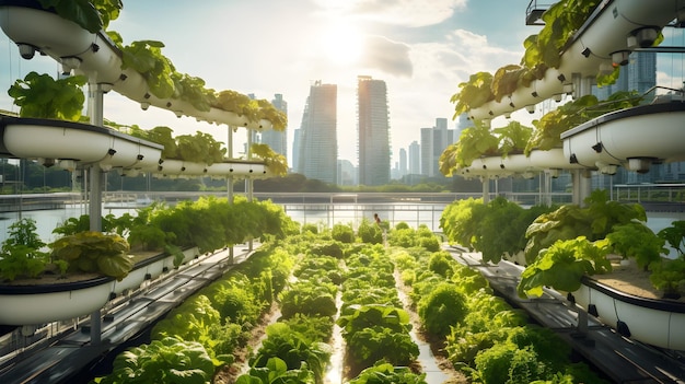 Initiatives innovantes d'agriculture urbaine contribuant à la durabilité