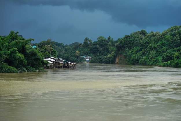 Photo inondation dans la ville