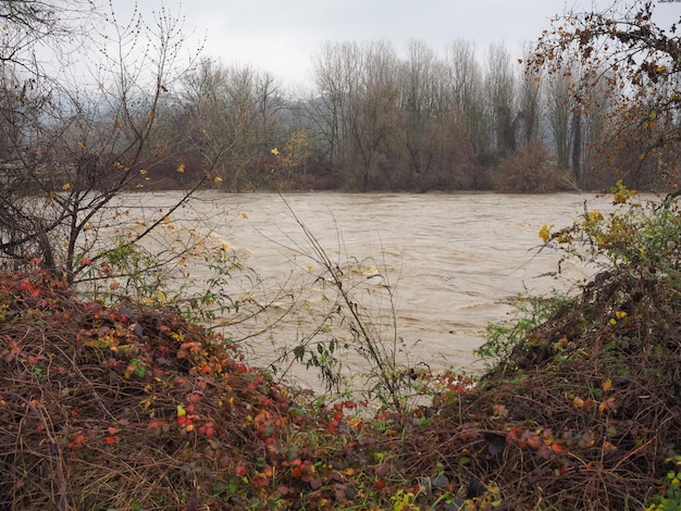 Inondation du Pô à Turin