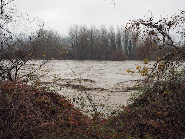 Inondation du Pô à Turin