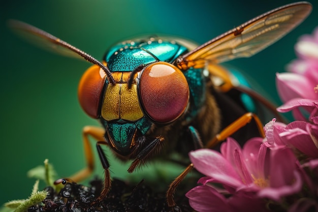 insecte macro œil science beauté dans la nature