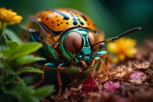 insecte macro œil science beauté dans la nature