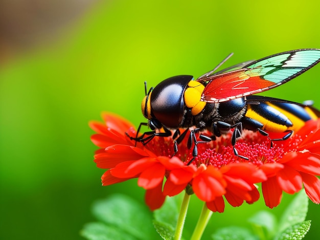 Insectes sur la fleur