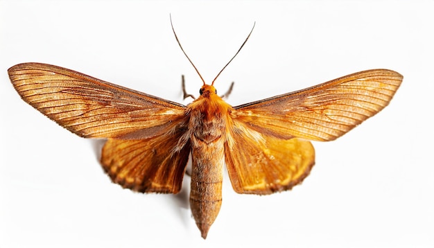 Photo insectes isolés à fond blanc papillon