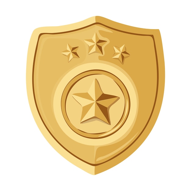 Insigne de police png illustration esthétique fond transparent