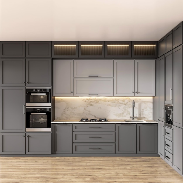 Inspiration pour le design d'intérieur de la cuisine moderne