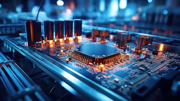 Installation des composants et contrôle de la qualité des circuits imprimés