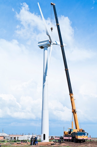 Installation d'éoliennes