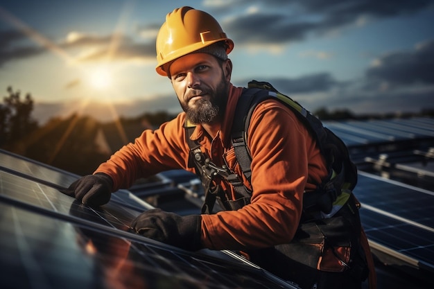 Installation de panneaux solaires par un ingénieur en énergie solaire