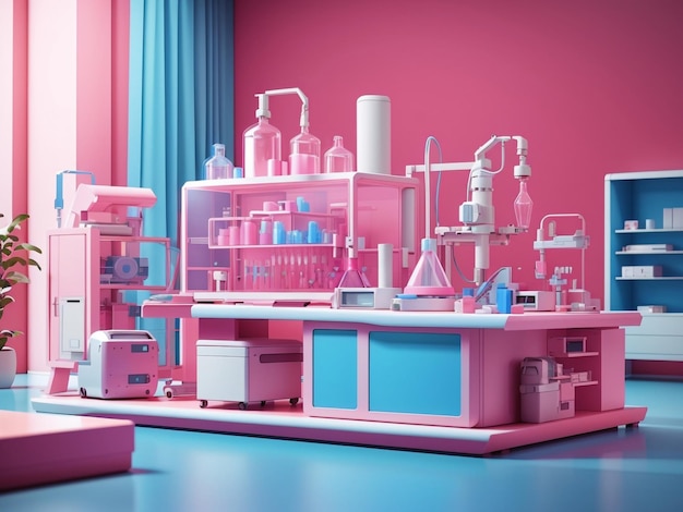 Les installations de laboratoire d'innovation de Pink Lab pour la recherche sur les vaccins