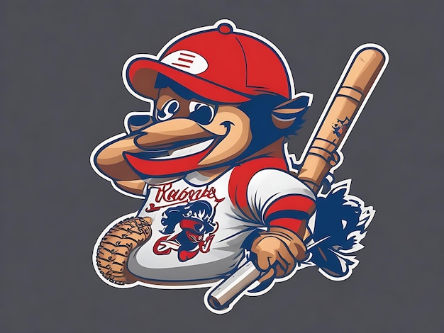 instrument de baseball et logo de baseball