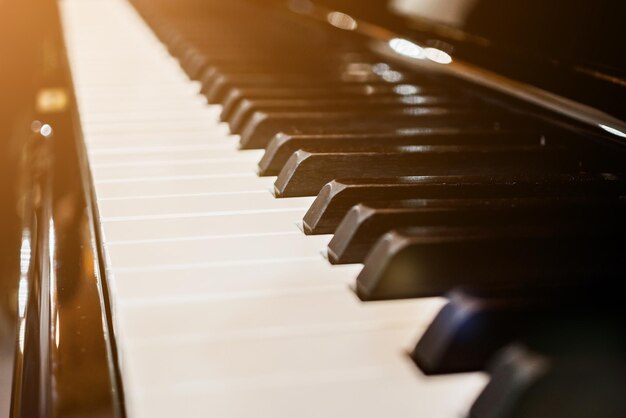 Instrument de musique de fond de clavier de piano