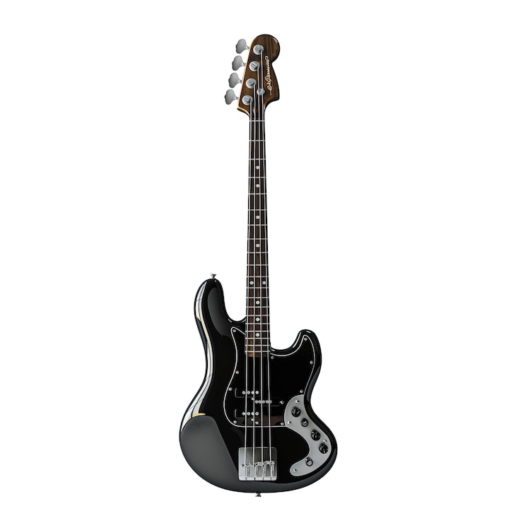 Photo instrument de musique à guitare basse électrique