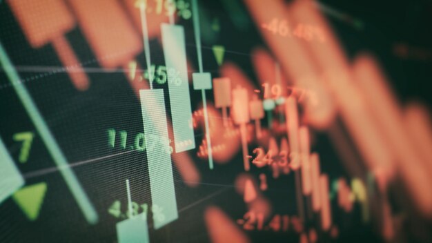 Instruments financiers avec différents types d'indicateurs, y compris l'analyse de volume pour l'analyse technique professionnelle sur l'écran d'un ordinateur.