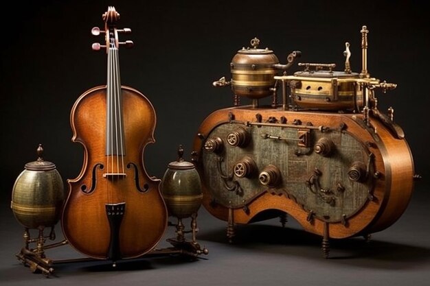 Instruments innovants de style abstrait