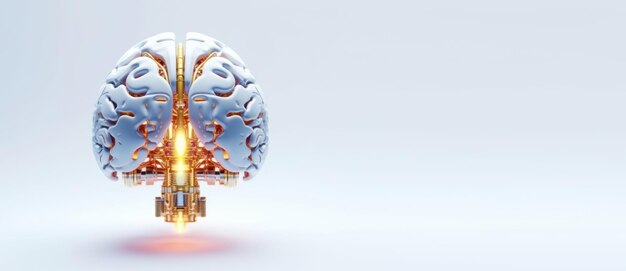 Intelligence artificielle Cerveau Pensée intelligente Technologie IA futuriste IA générative