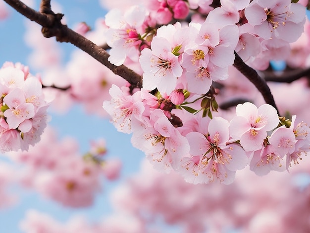 L'intelligence artificielle générative de la fleur de cerise