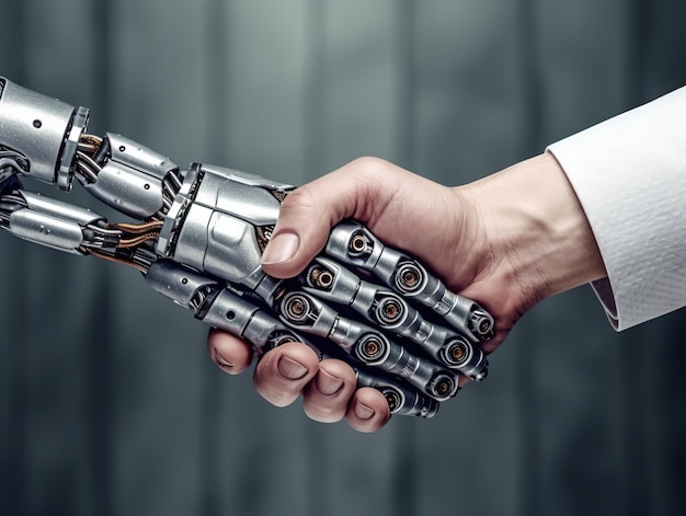 L'interaction de l'homme avec le robot et l'industrie de l'emploi à l'avenir
