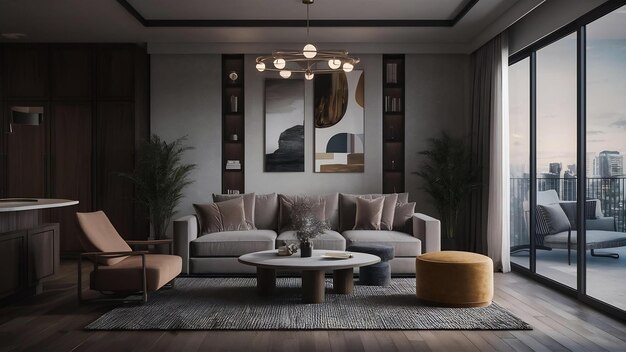 Interface maison intelligente avec réalité augmentée de la conception intérieure d'objets IoT