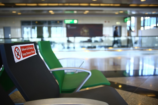 intérieur de l'aéroport, transport du hall d'affaires