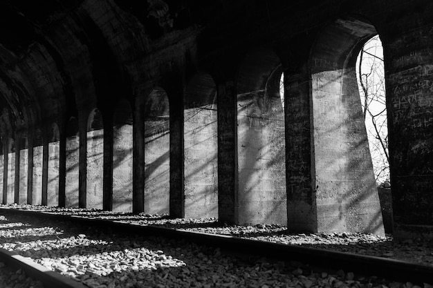 Photo intérieur de l'ancien bâtiment