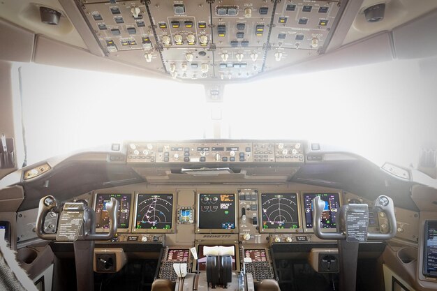 Photo intérieur de l'avion