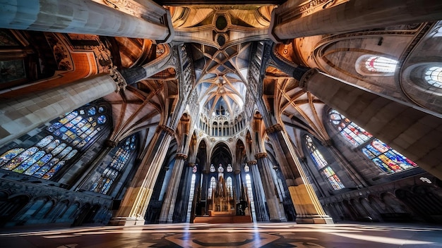 L'intérieur de la cathédrale Saint-Étienne à Vienne