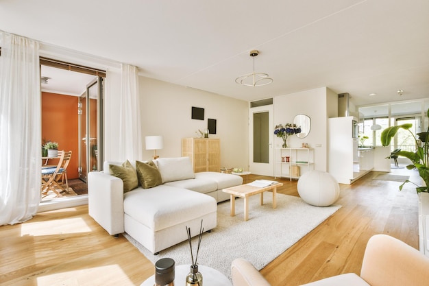 Photo l'intérieur de la chambre à coucher à la maison