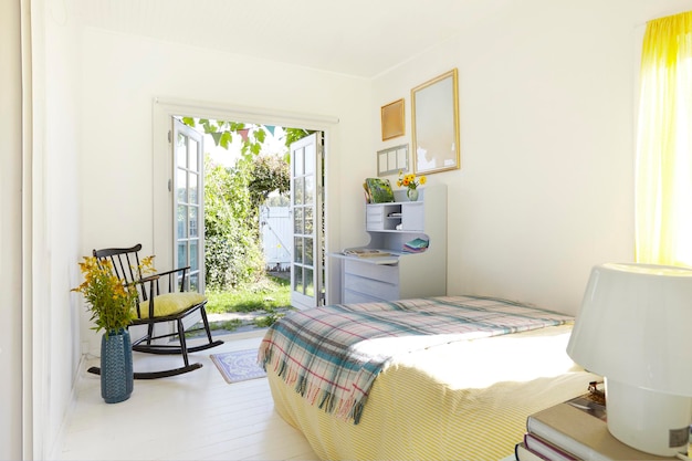 L'intérieur de la chambre à coucher