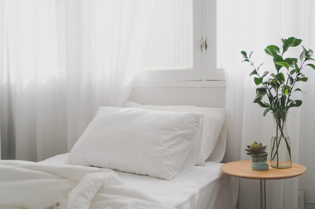 L'intérieur de la chambre à coucher