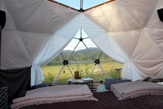 Photo l'intérieur de la chambre à coucher