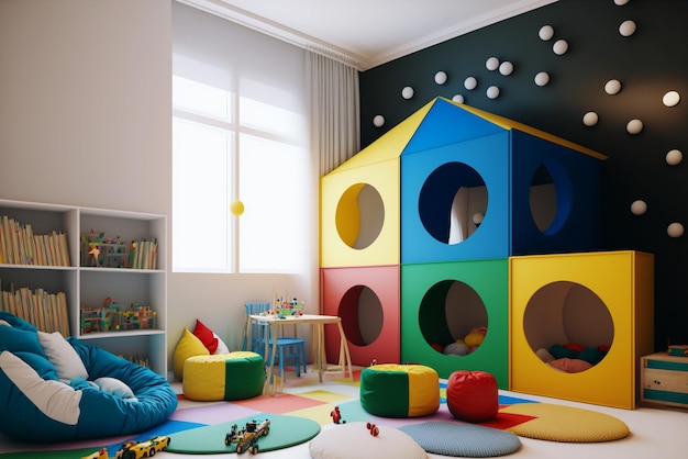 Les jolies filles à l'intérieur en forme de champignon JOUER Funny Chambre  de jeux intérieur tente tente pour les bambins W08L010 - Chine Les enfants  à jouer tente et tente de jeu