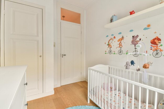 Intérieur de la chambre des enfants