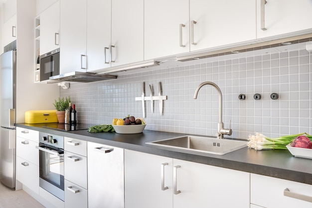 L'intérieur de la cuisine à la maison