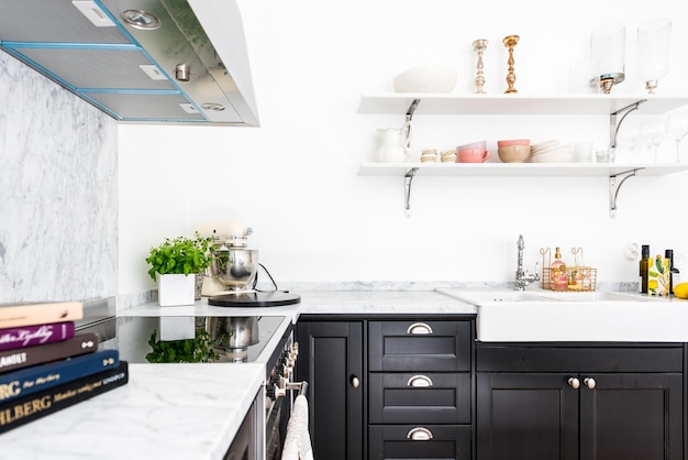 L'intérieur de la cuisine à la maison