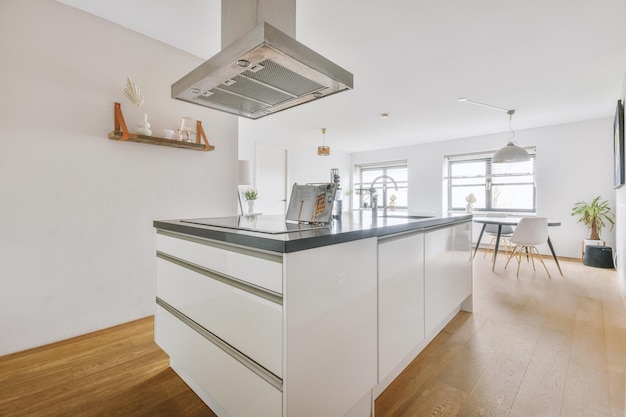 L'intérieur d'une cuisine moderne