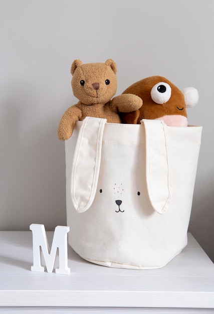 Photo intérieur de la décoration de la chambre des enfants avec des jouets