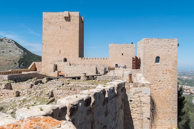 Intérieur du château de Santa Catalina Jaen Espagne